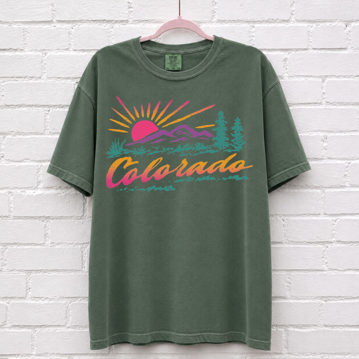 Retro 80s Colorado T-Shirt – alternate product view