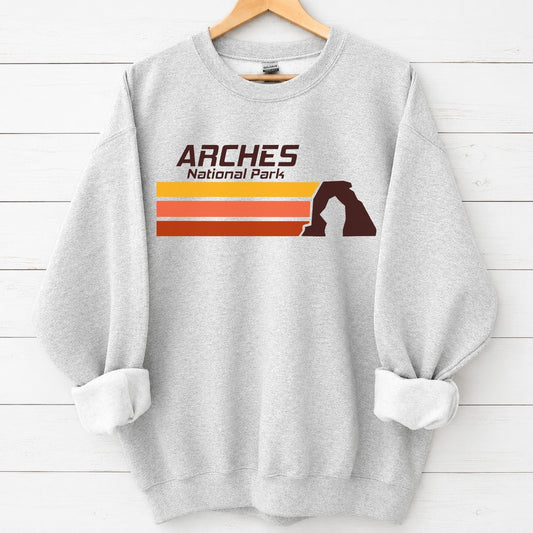 Retro Arches National Park Landscape Sweatshirt