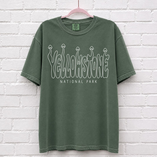 Yellowstone National Park Forestcore Graphic T-Shirt