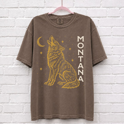Starlight Montana Wolf Graphic T-Shirt