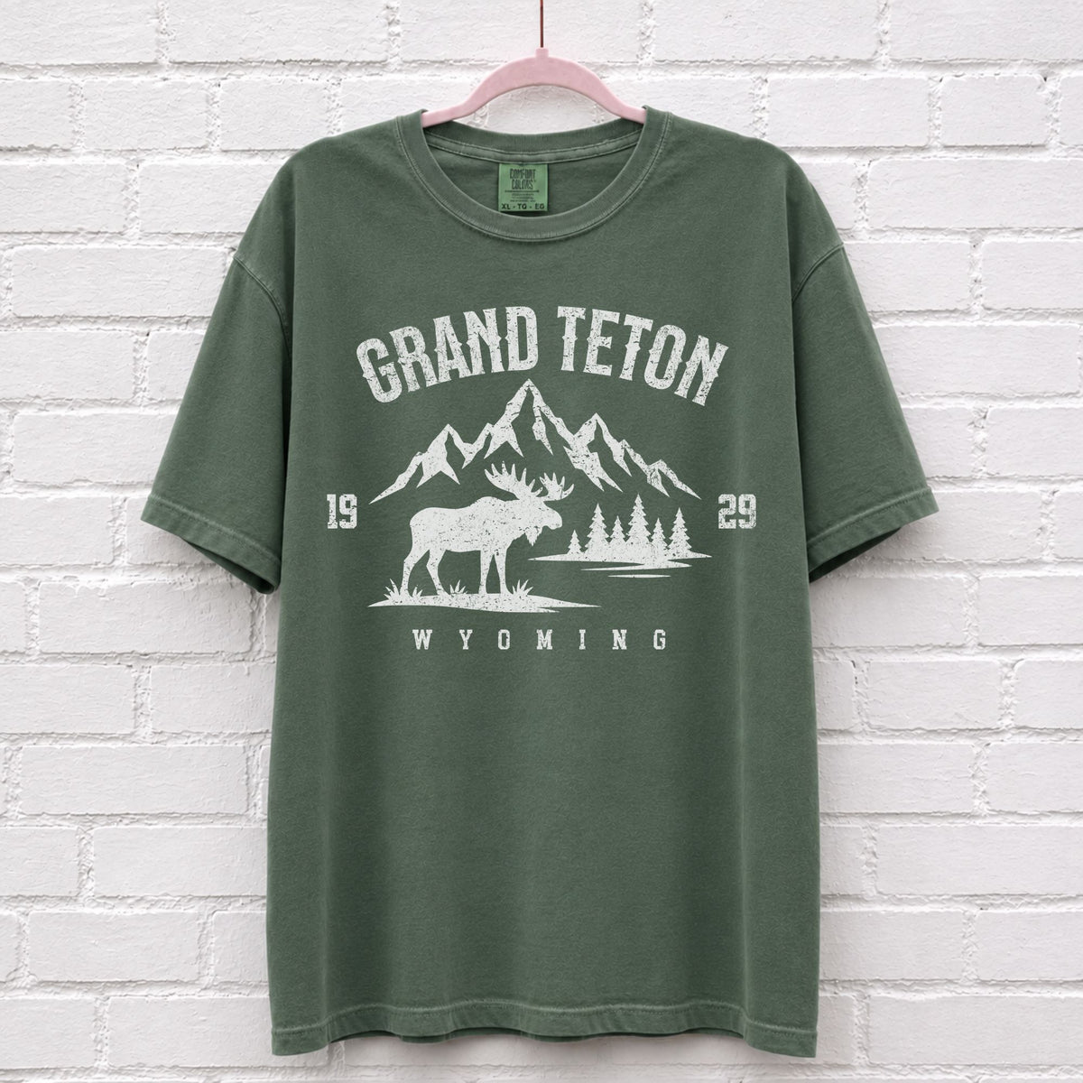 Grand Teton Wyoming Moose T-Shirt
