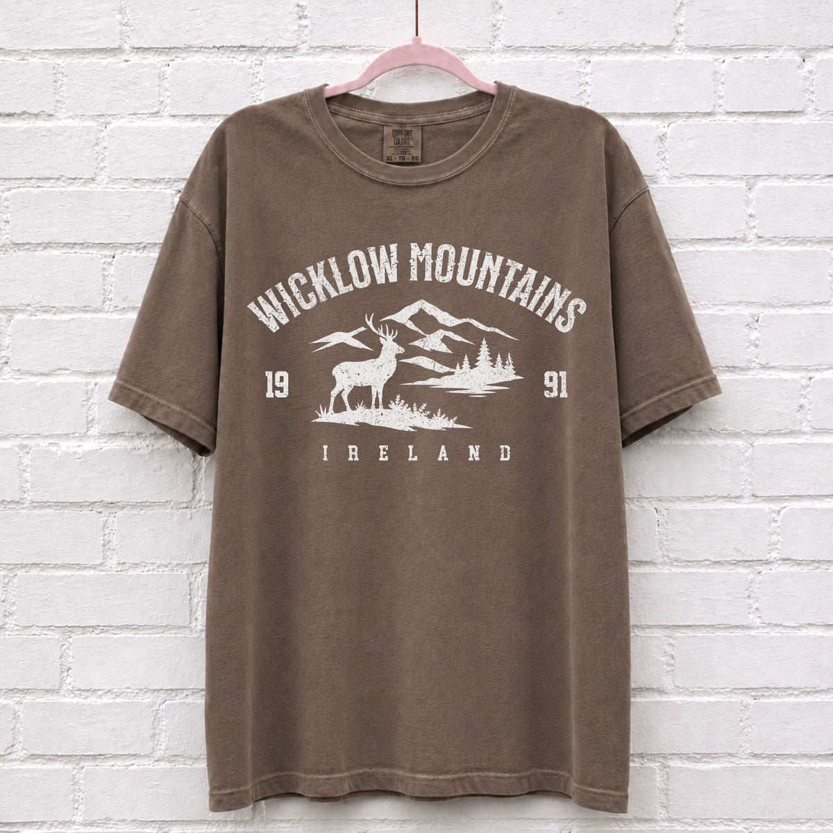 Wicklow Mountains Ireland Forest Graphic T-Shirt