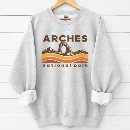 Arches National Park Sunset Wave Sweatshirt