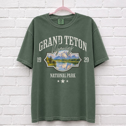 Grand Teton Wyoming Landscape Graphic T-Shirt