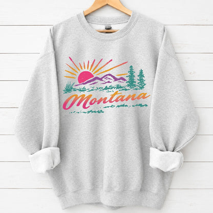 Vintage 80s Montana Graphic Sweatshirt