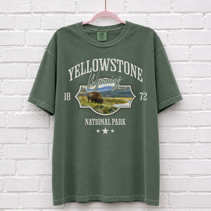 Yellowstone National Park Landscape Graphic T-Shirt