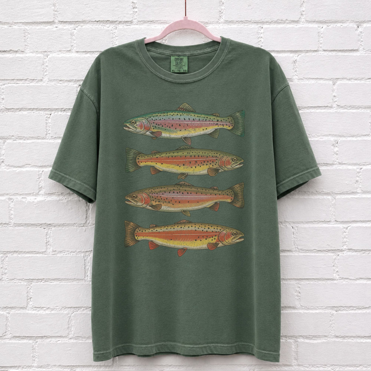 Vintage Rainbow Trout T-Shirt – alternate product view