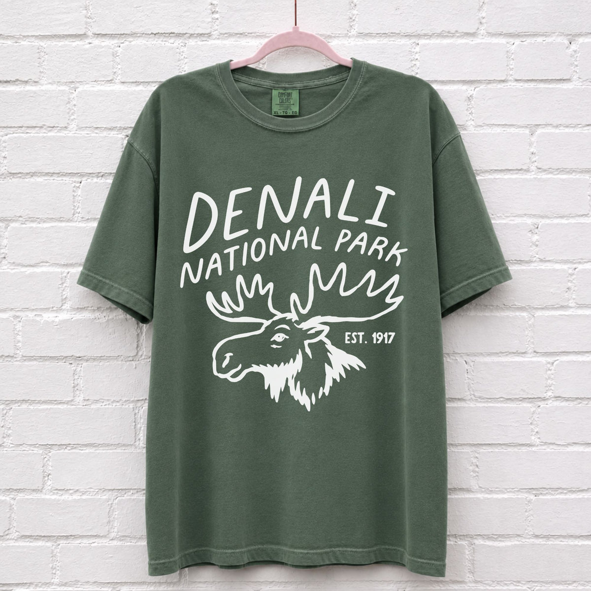 Denali National Park Moose Graphic T-Shirt