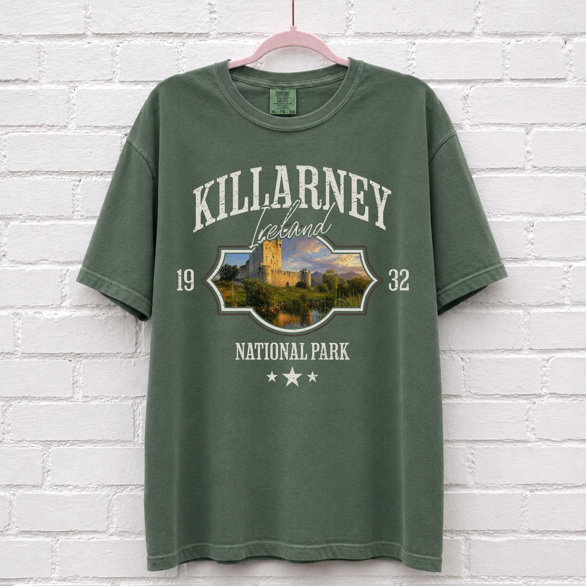 Killarney Ireland Ross Castle Landscape T-Shirt