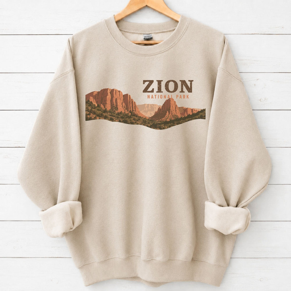 Zion National Park Landscape Sweatshirt