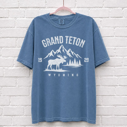 Grand Teton Wyoming Moose T-Shirt