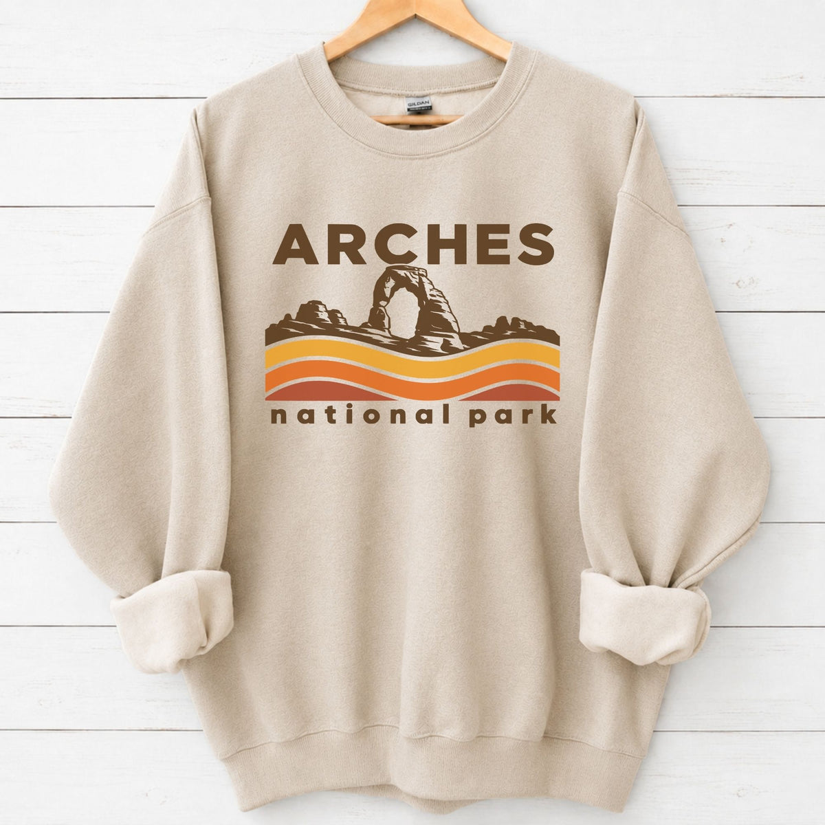 Arches National Park Sunset Wave Sweatshirt