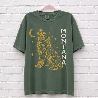 Starlight Montana Wolf Graphic T-Shirt
