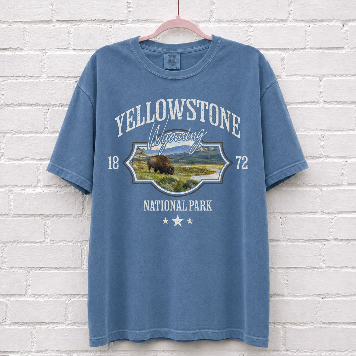 Yellowstone National Park Landscape Graphic T-Shirt