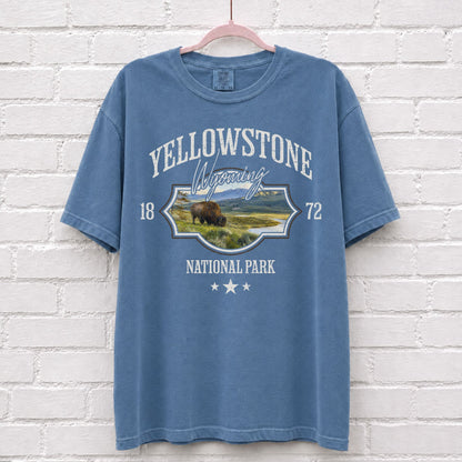 Yellowstone National Park Landscape Graphic T-Shirt
