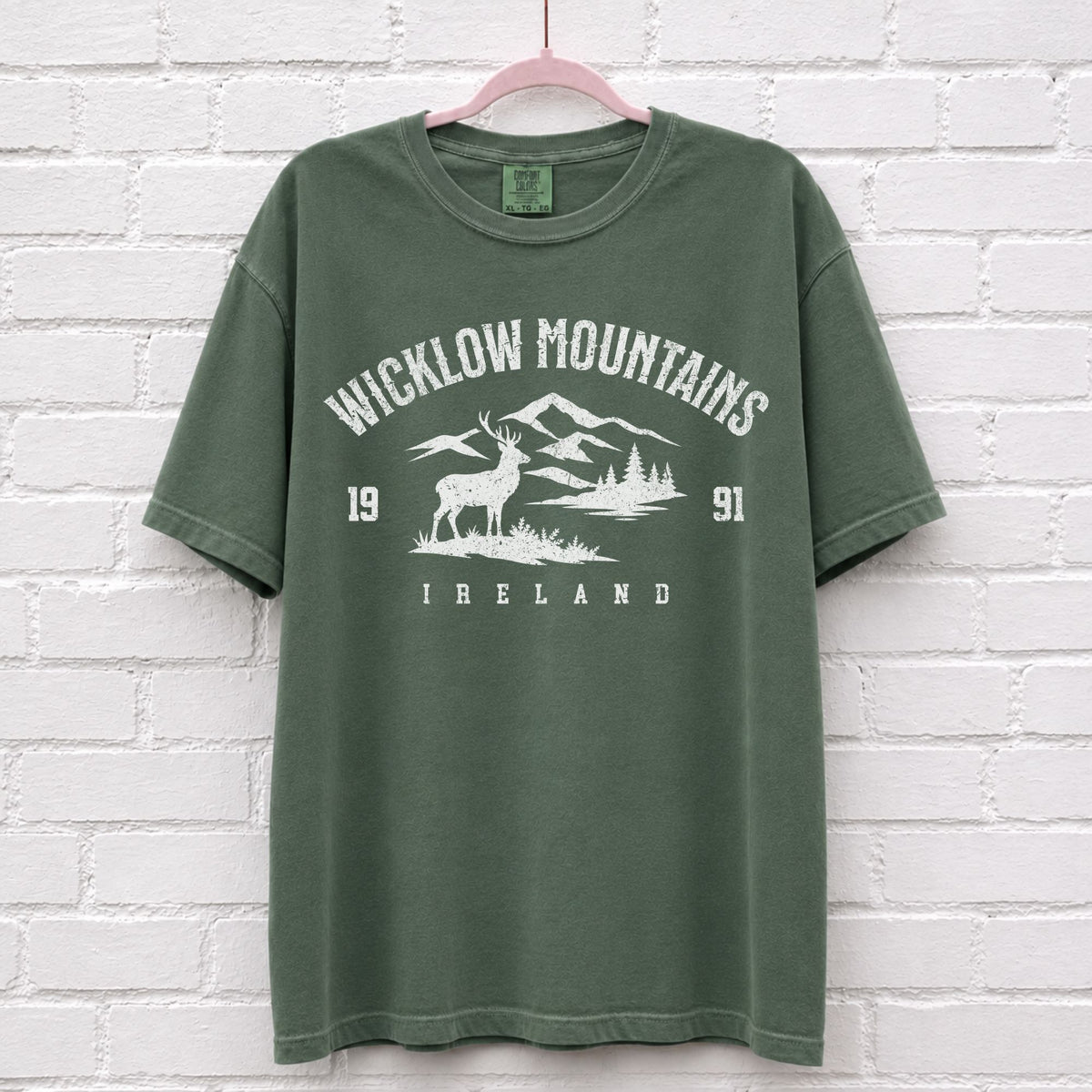 Wicklow Mountains Ireland Forest Graphic T-Shirt