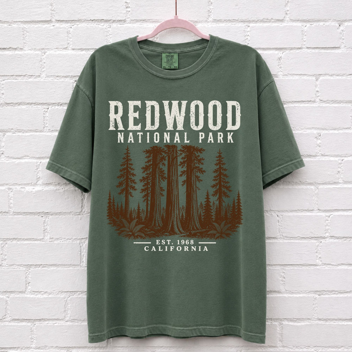 Vintage Redwood National Park California T-Shirt