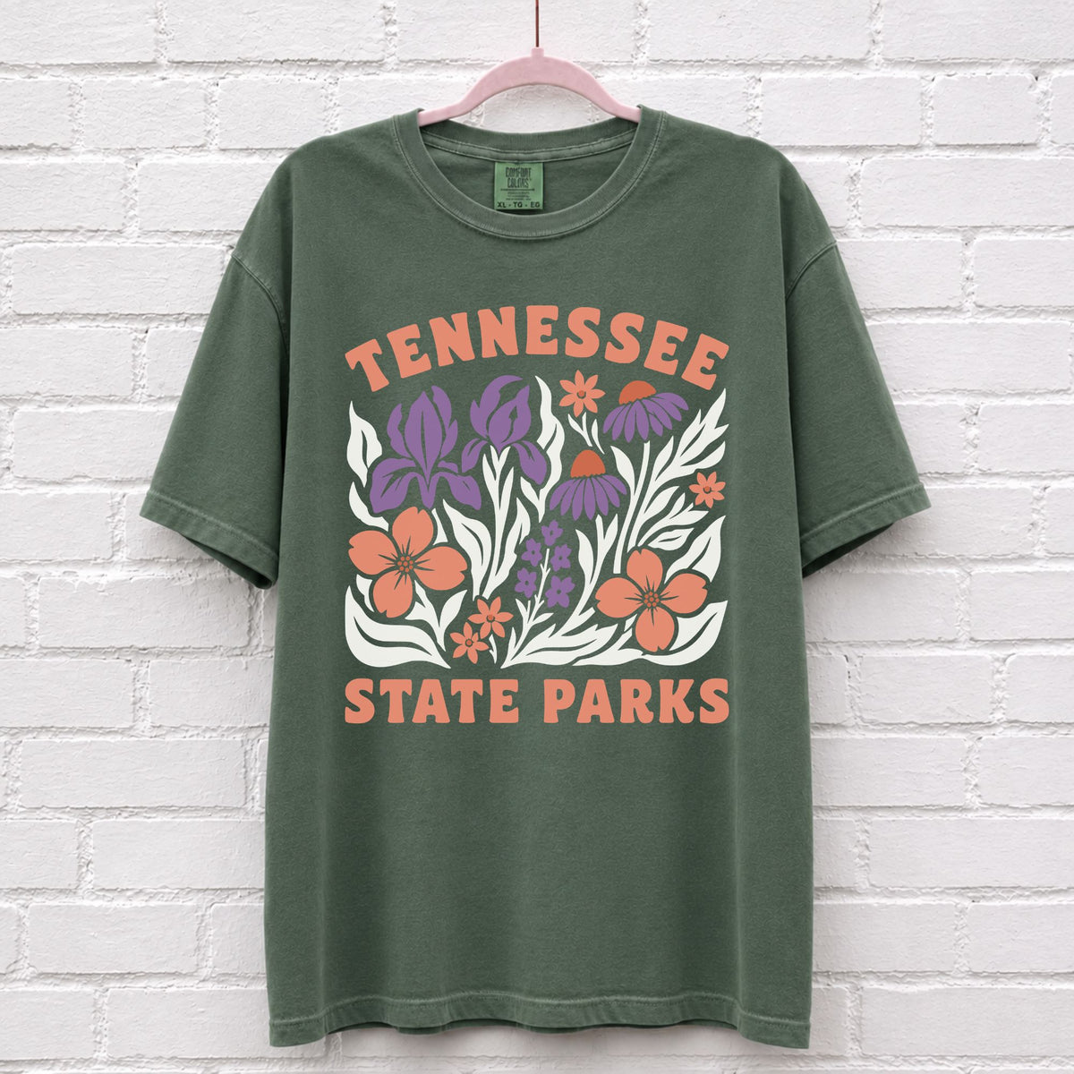 Tennessee State Parks Floral Graphic T-Shirt