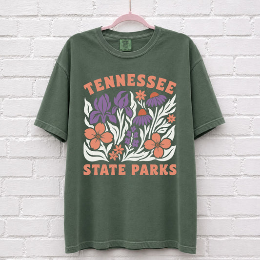 Tennessee State Parks Floral Graphic T-Shirt