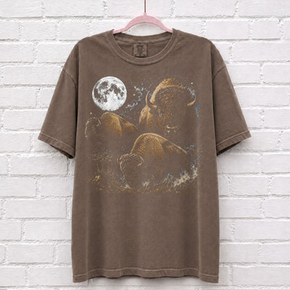 Bison Moonlight Vintage 90s T-Shirt – alternate product view