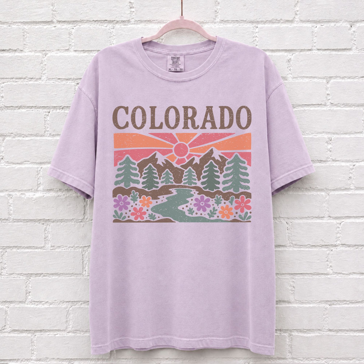 Colorado Floral Graphic T-Shirt – alternate product view