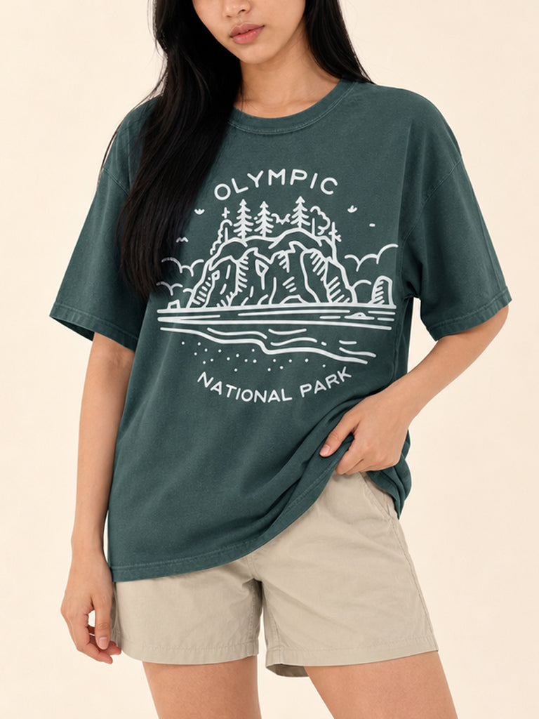 Vintage Olympic National Park Washington T-Shirt